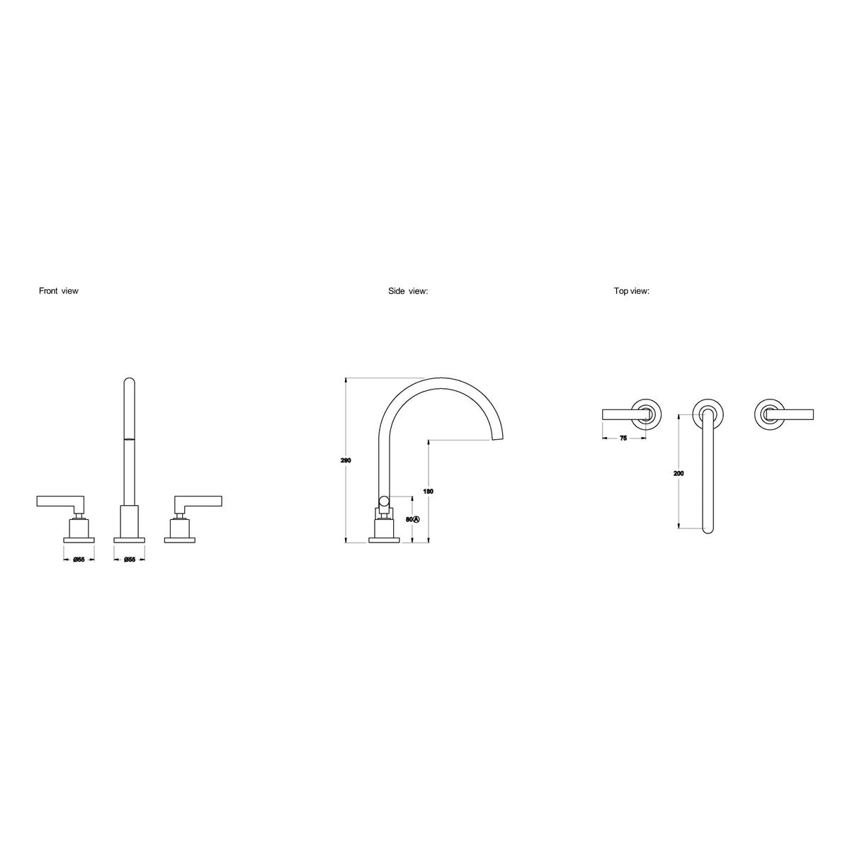 Brodware City Plus Kitchen Set I, D Lever