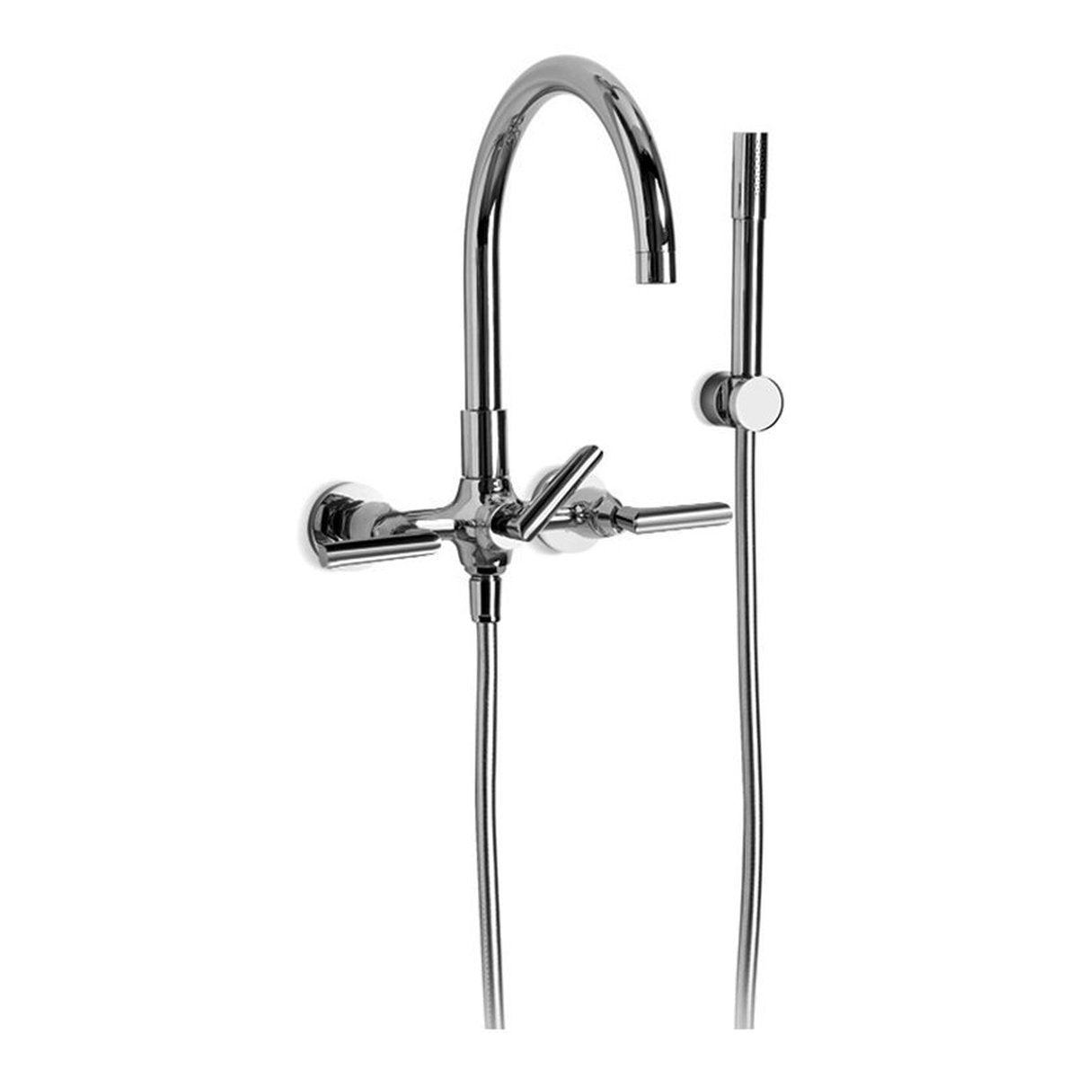 Brodware City Plus Bath Mixer With Handshower I, D Lever