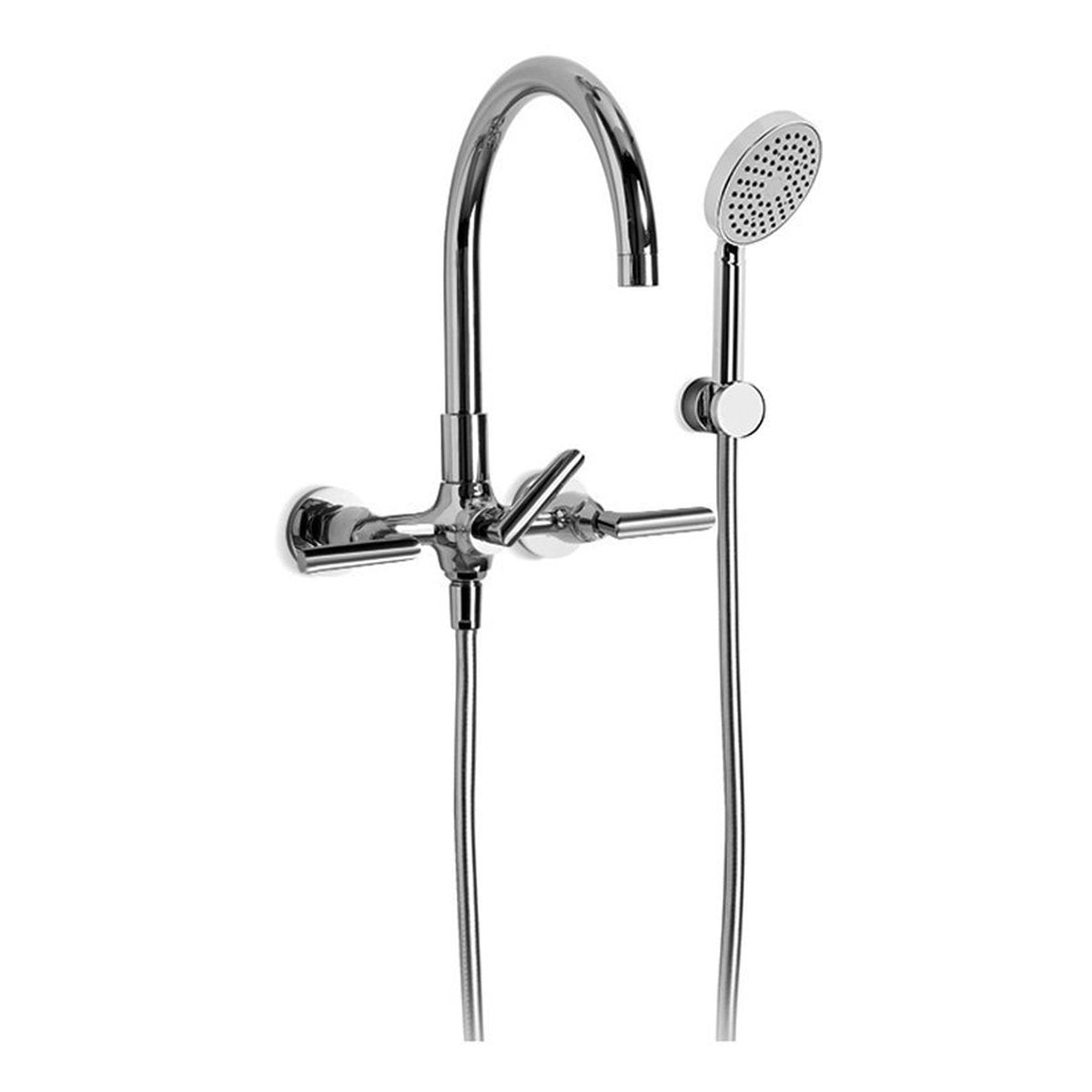 Brodware City Plus Bath Mixer With Handshower II, D Lever