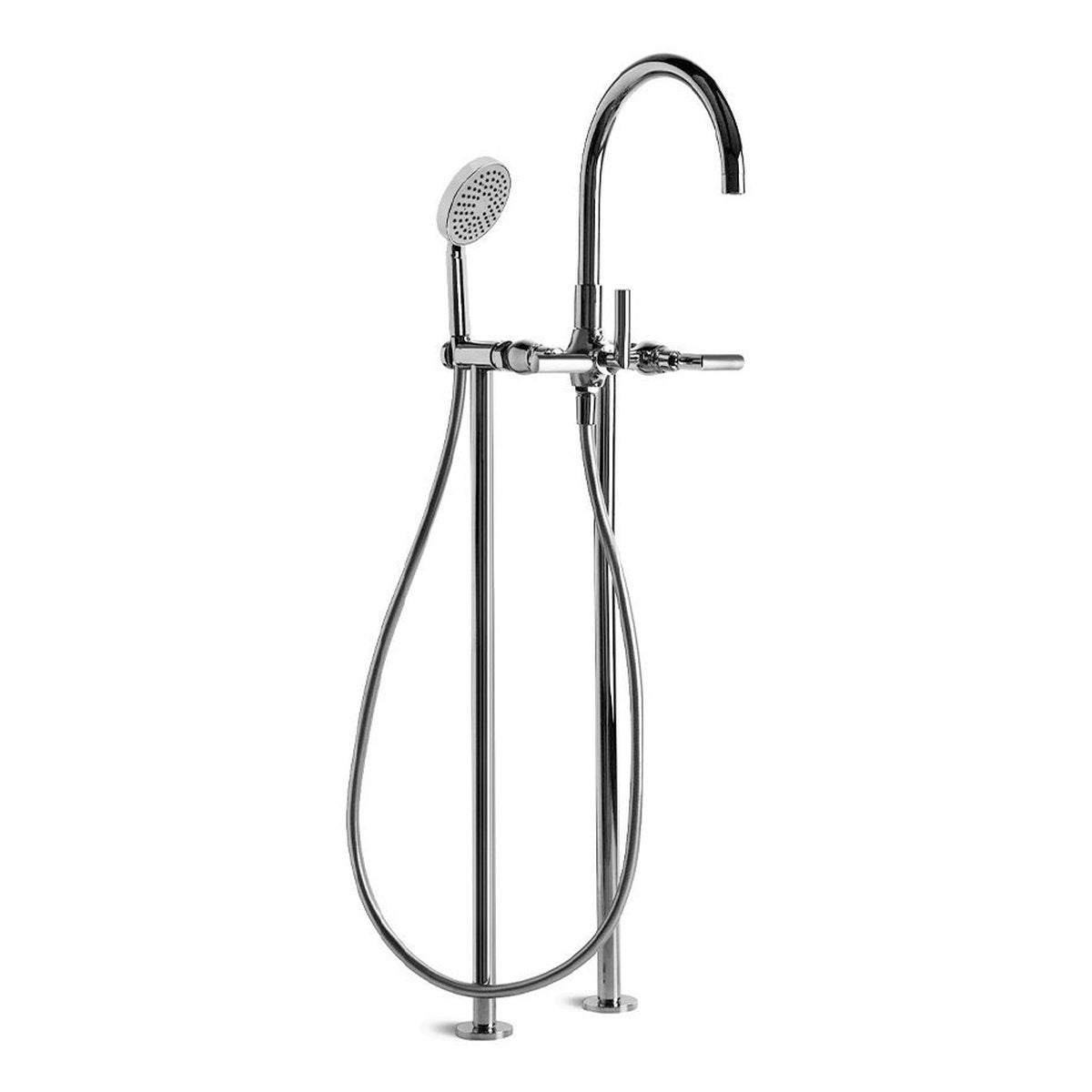 Brodware City Plus Bath Mixer With Handshower III, D Lever