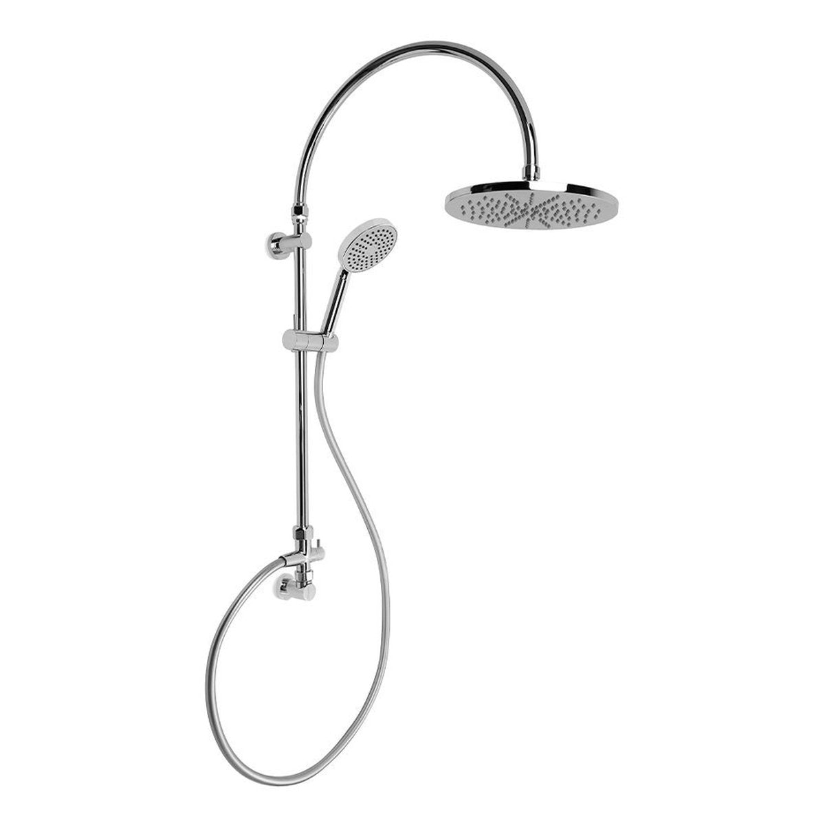 Brodware City Plus Shower With 225mm Rose & Multi-Function Handshower