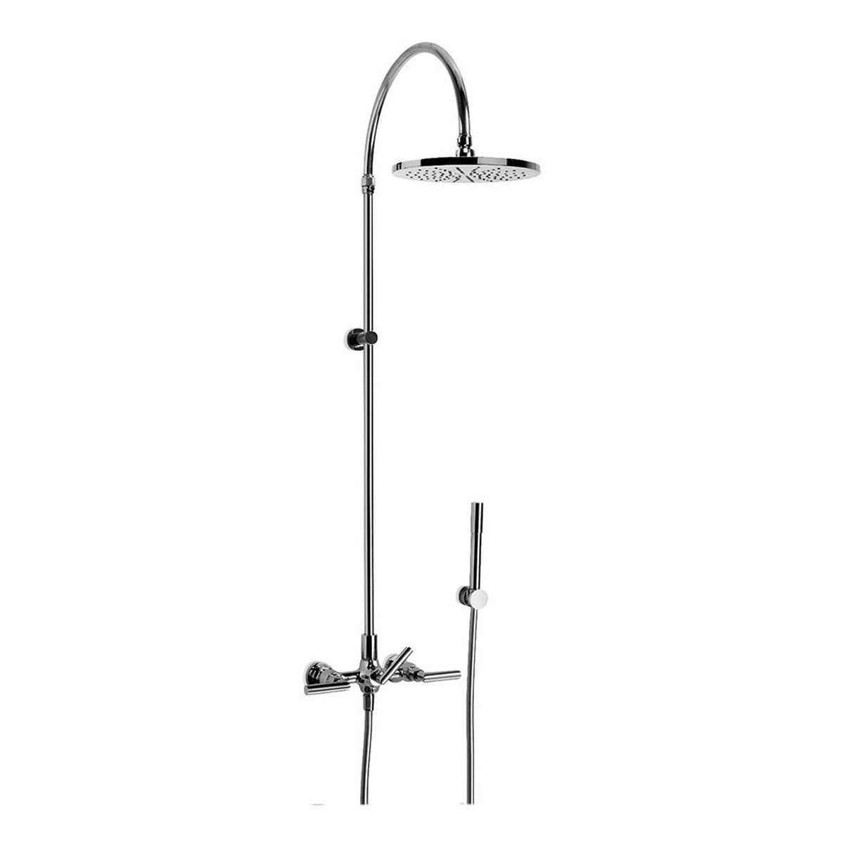 Brodware City Plus 225mm Shower Set I, D Lever
