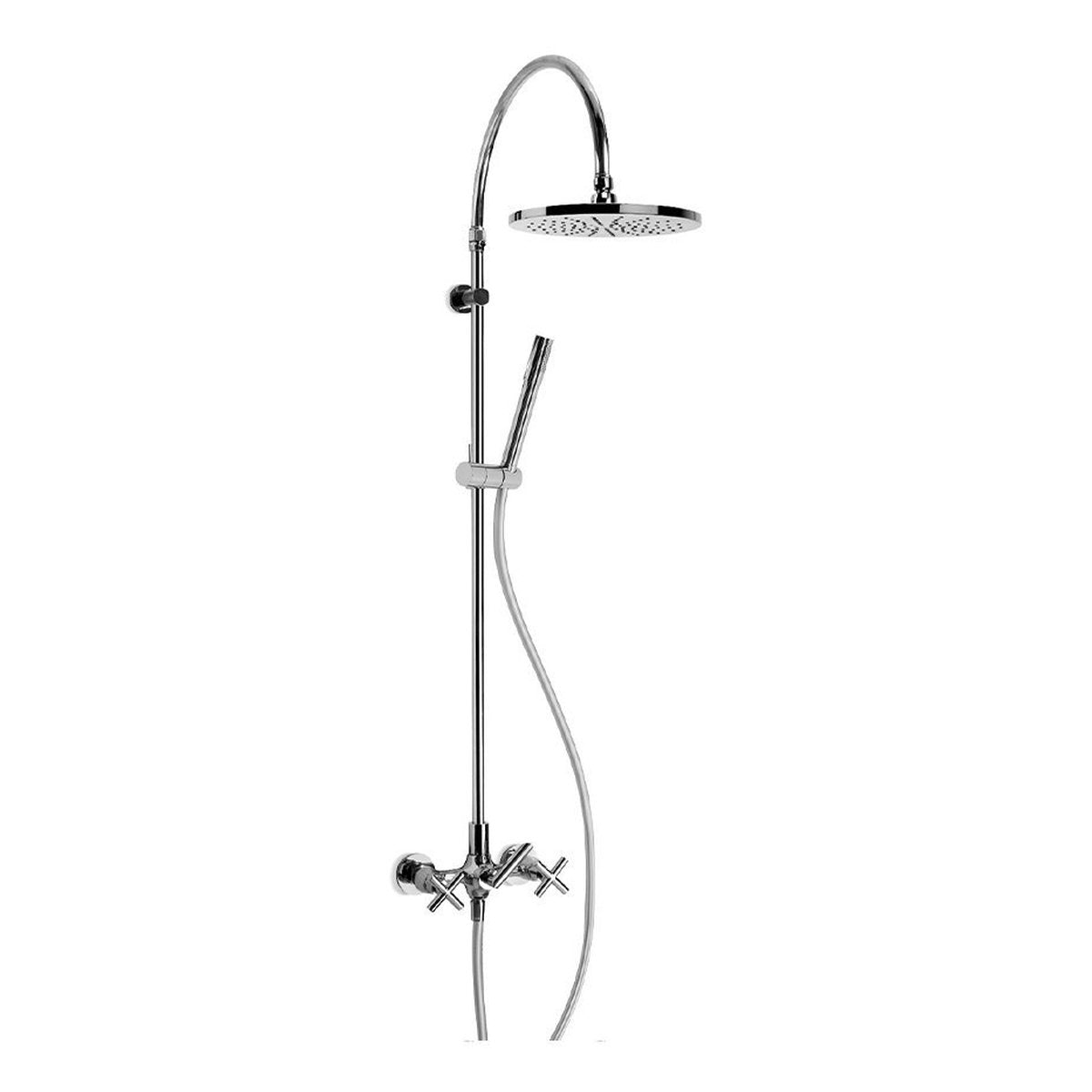 Brodware City Plus 225mm Shower Set III, Cross Handle