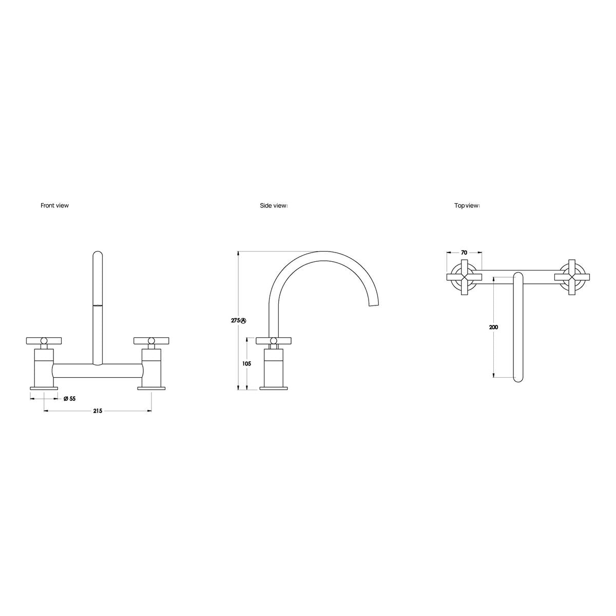 Brodware City Plus Kitchen Set II, Cross Handle