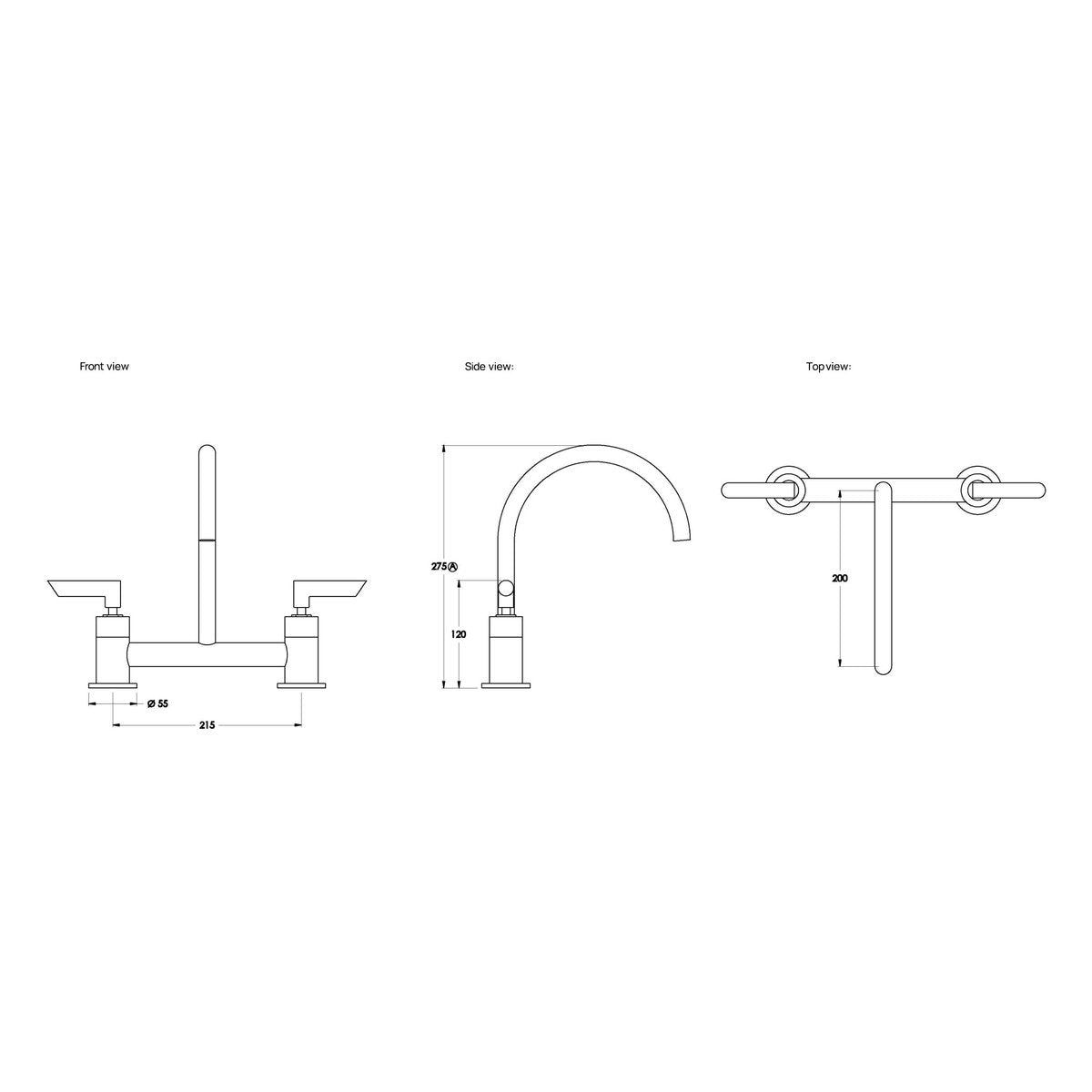 Brodware City Plus Kitchen Set II, B Lever