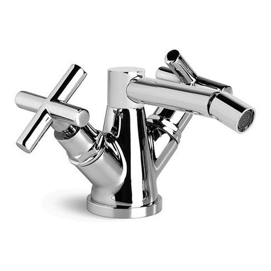 Brodware City Plus Bidet Mixer, Cross Handle