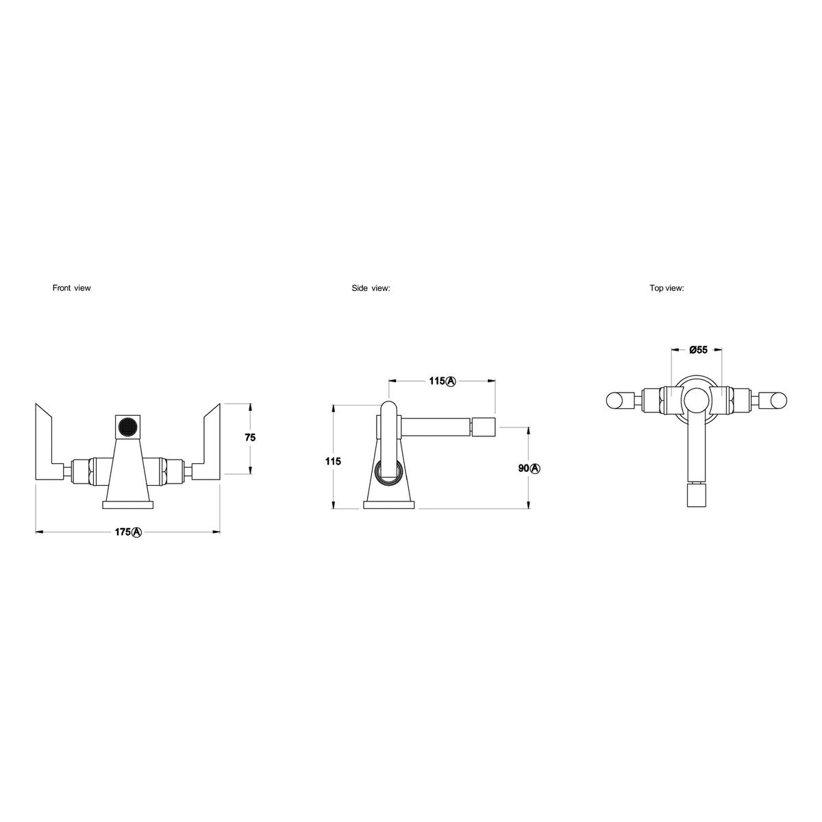 Brodware City Plus Bidet Mixer, B Lever