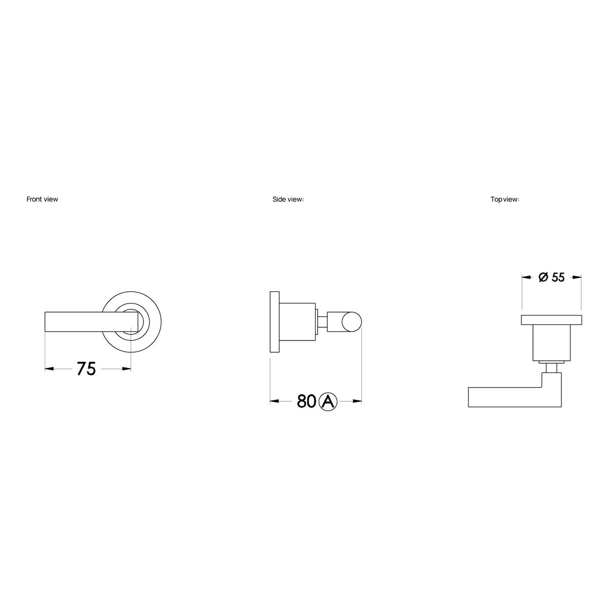 Brodware City Plus Diverter, D Lever