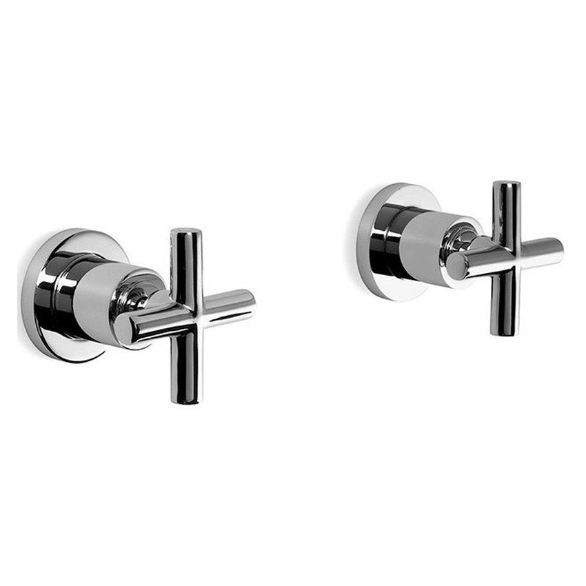 Brodware City Plus Wall Taps, Cross Handle