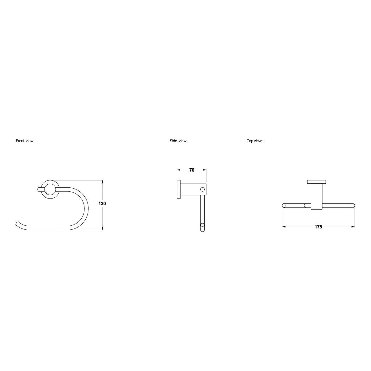 Brodware City Plus Toilet Roll Holder I