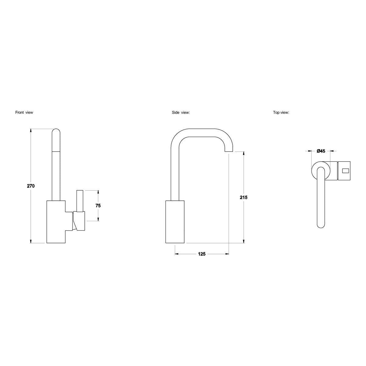 Brodware City Que Basin Mixer III