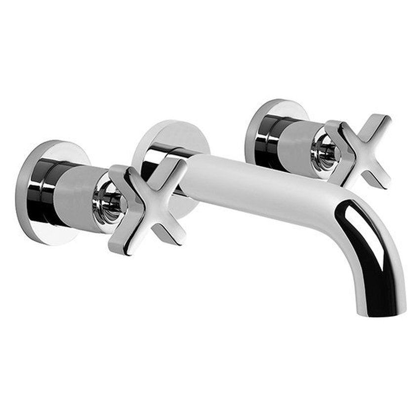 Brodware City Que 150mm Wall Set, Cross Handle
