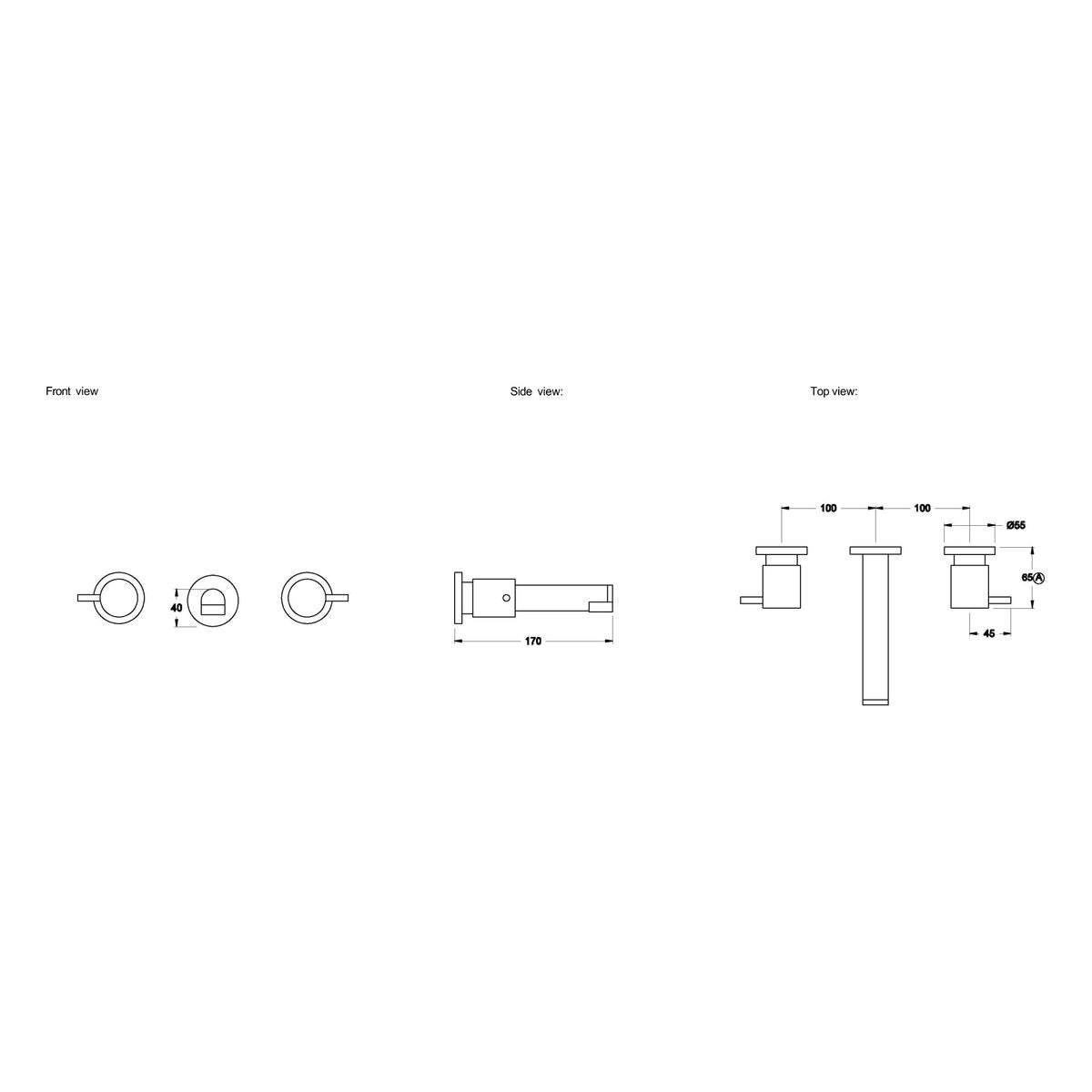 Brodware City Stik 160mm Wall Set