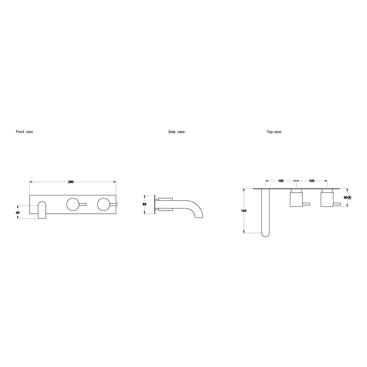 Brodware City Stik 150mm Wall Set II