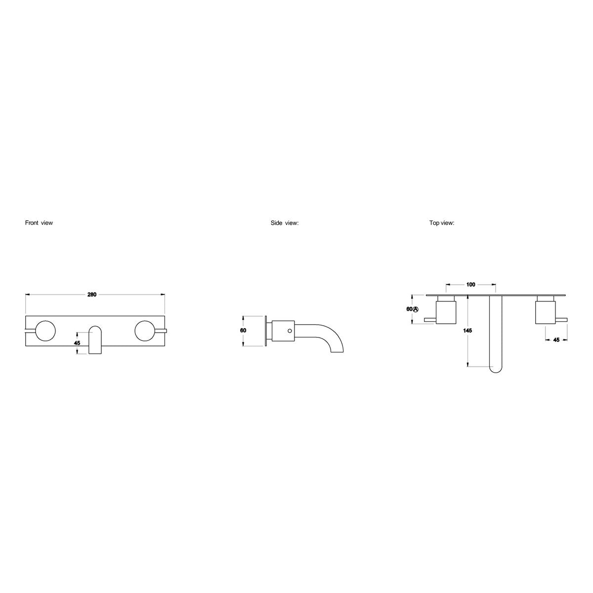 Brodware City Stik 150mm Wall Set III