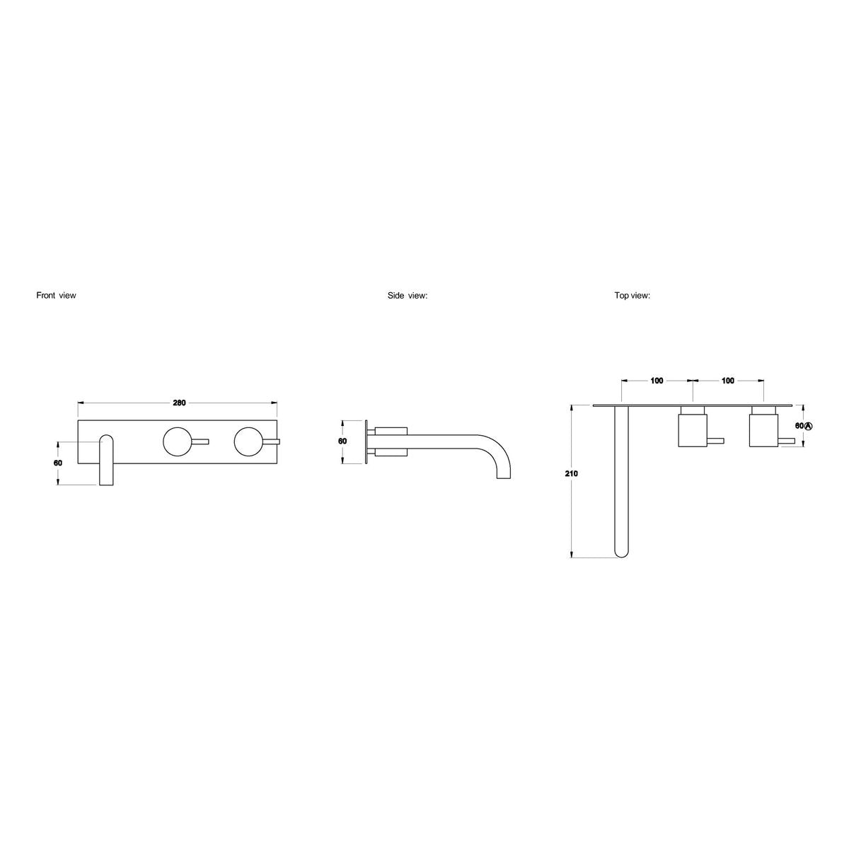 Brodware City Stik 200mm Wall Set II