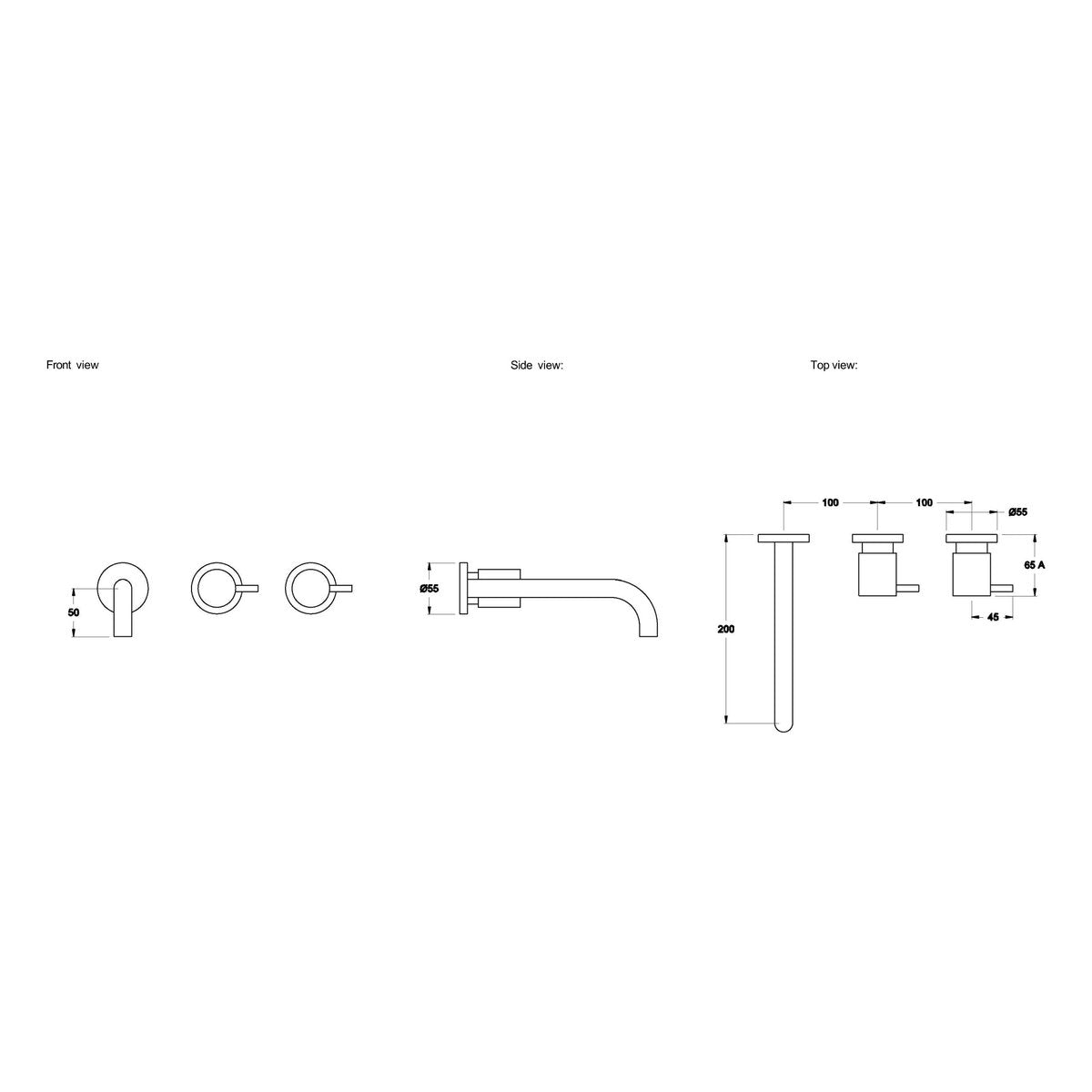 Brodware City Stik 200mm Wall Set IV