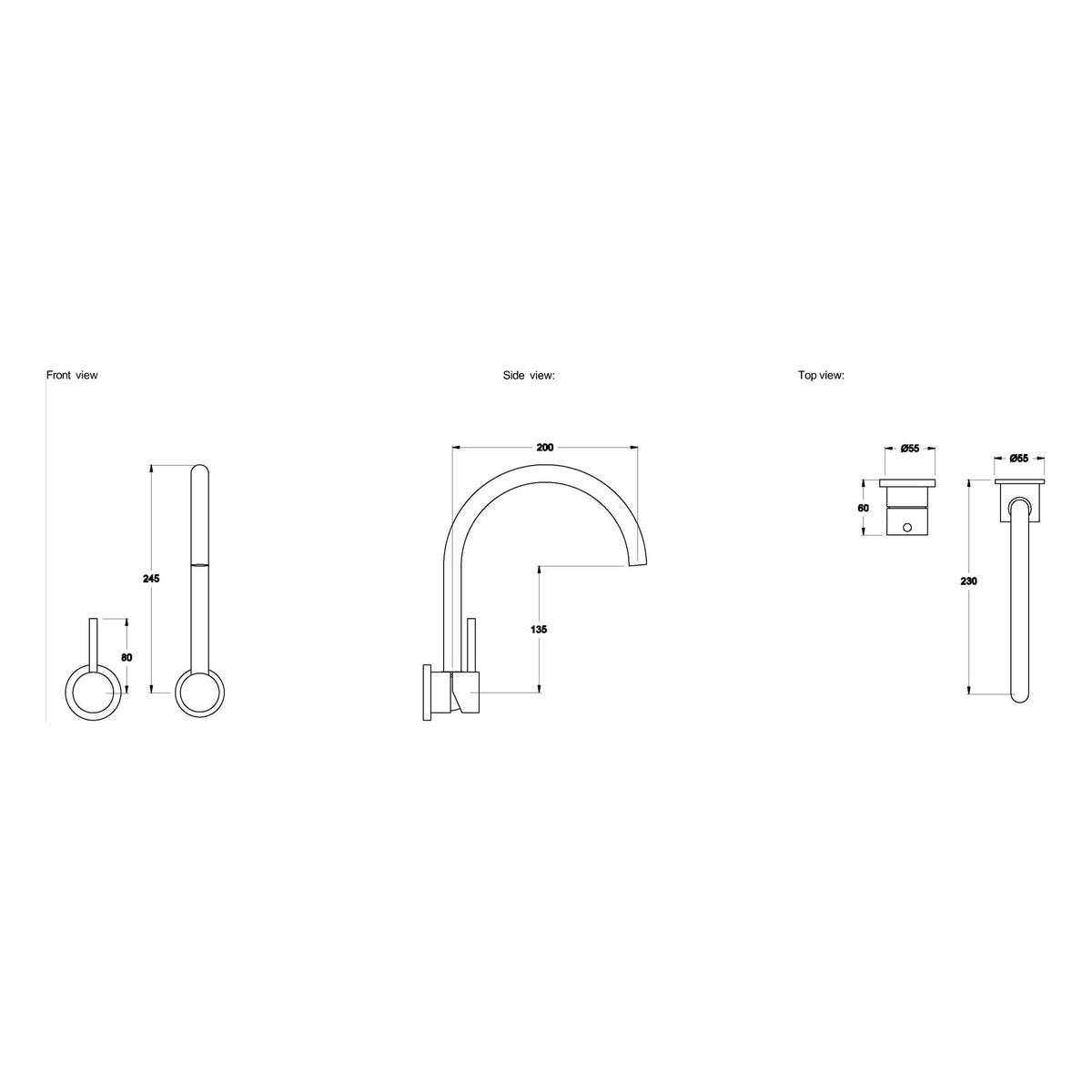 Brodware City Stik 230mm Wall Set II