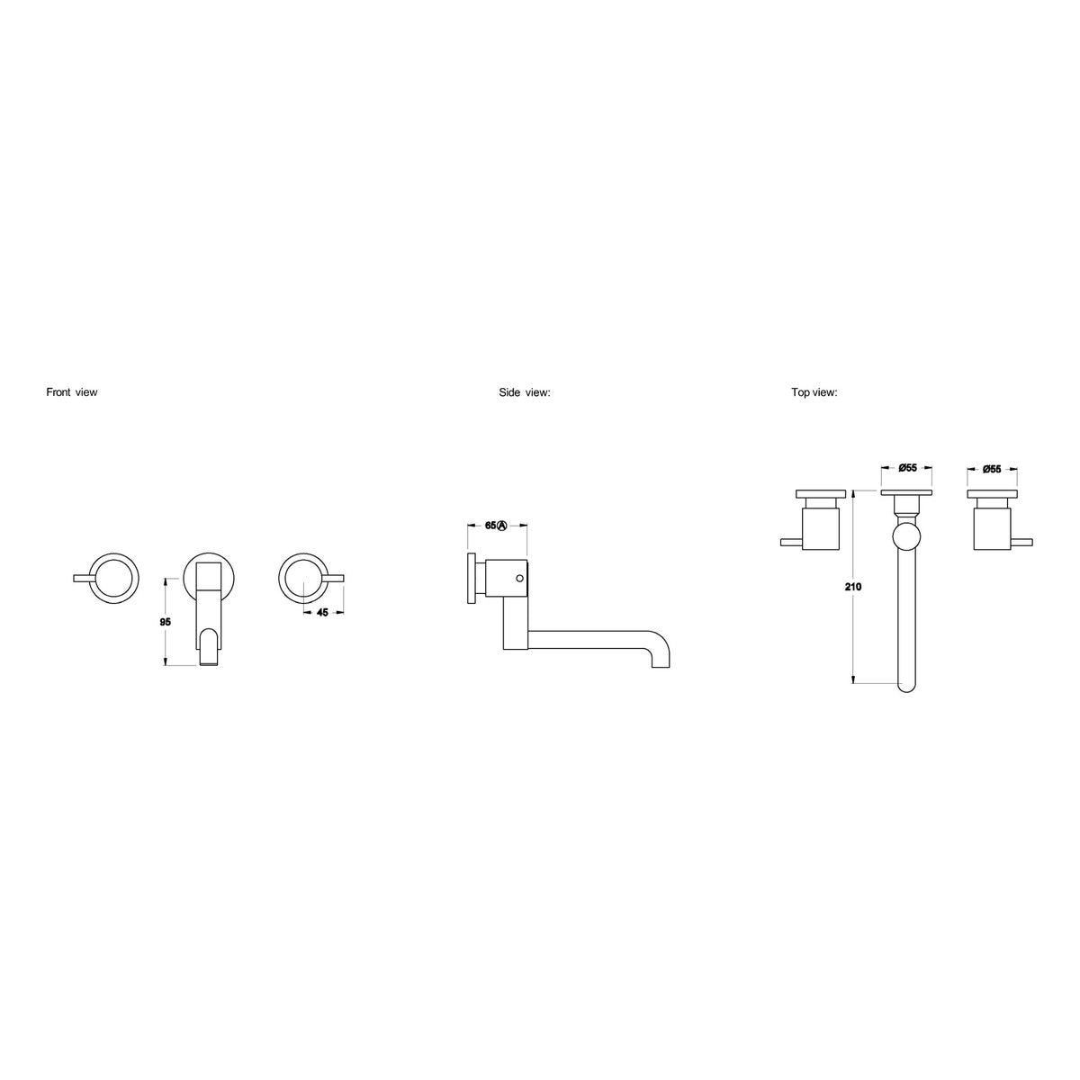 Brodware City Stik 210mm Wall Set II