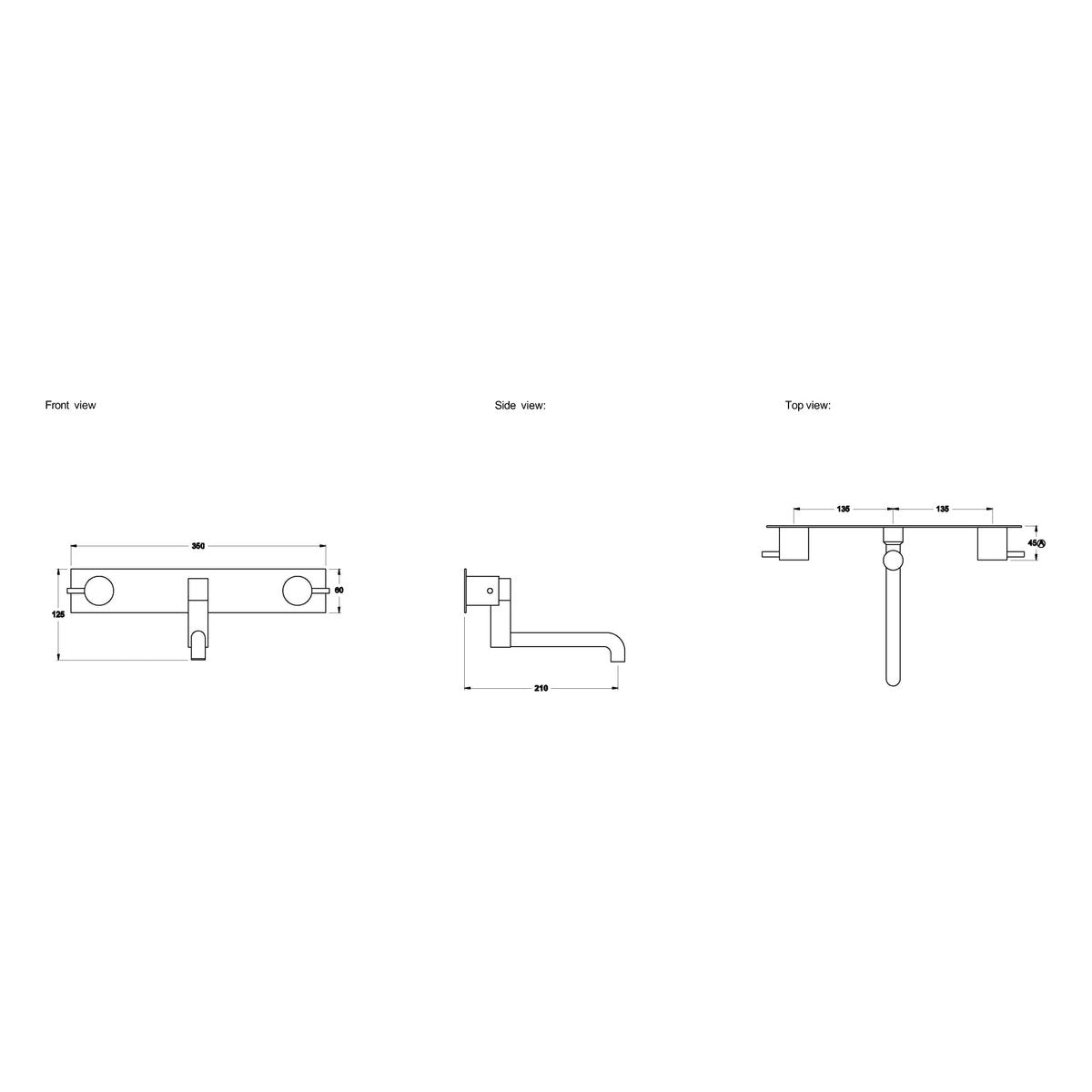 Brodware City Stik 210mm Wall Set IV