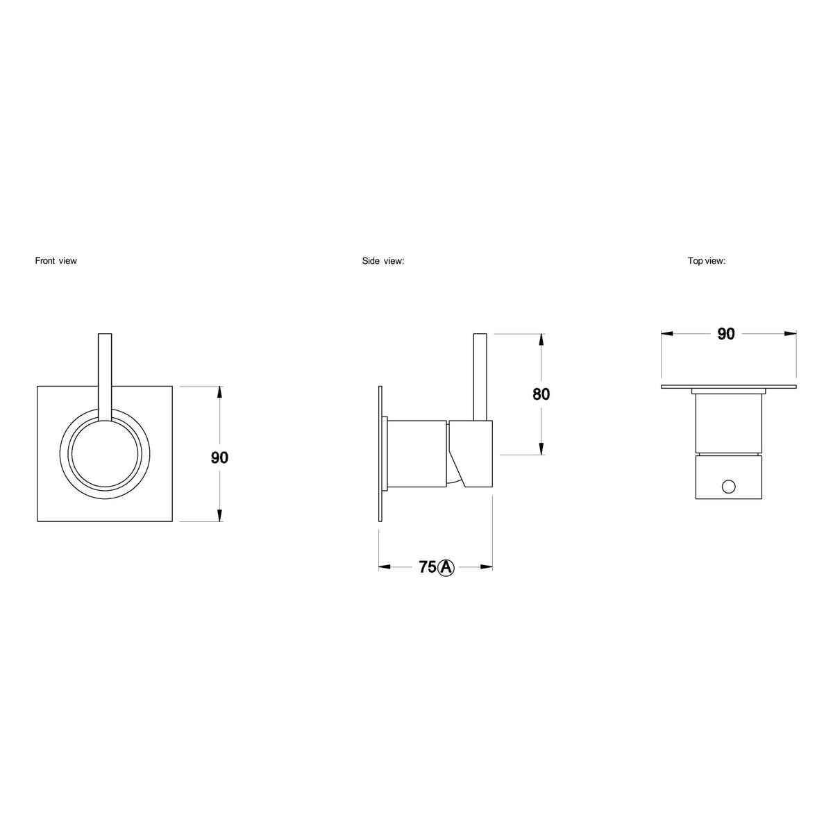 Brodware City Stik Wall Mixer I