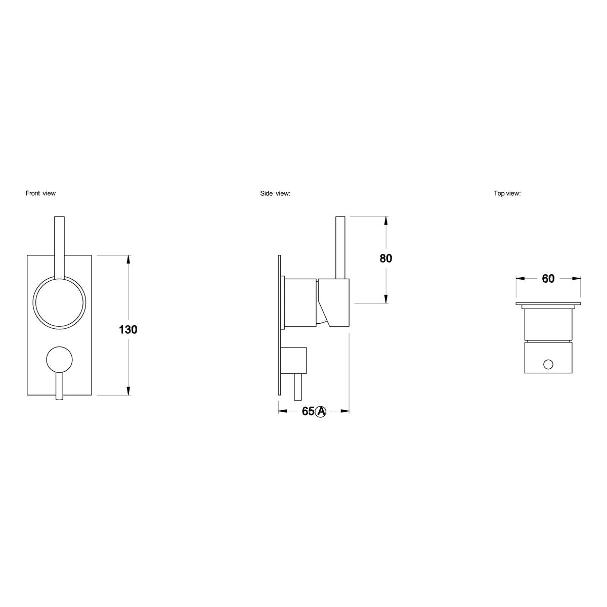 Brodware City Stik Wall Mixer II
