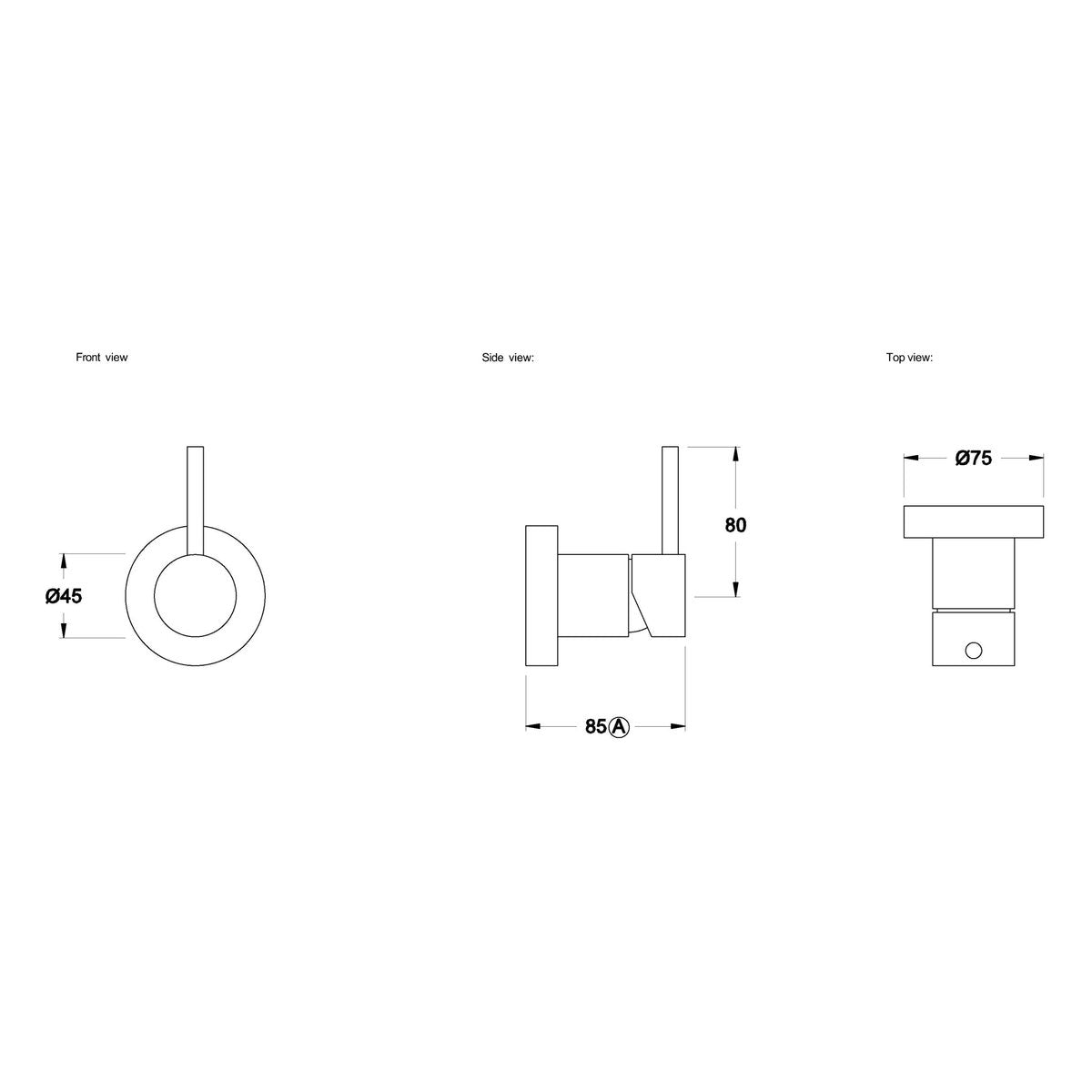 Brodware City Stik Wall Mixer III