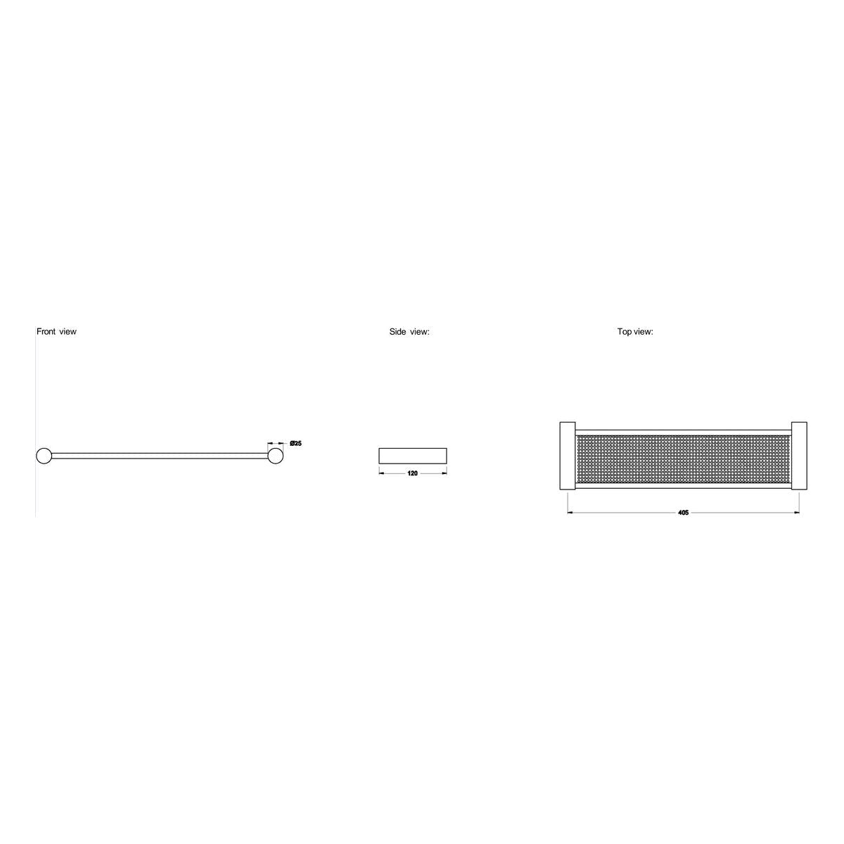 Brodware City Stik Metal Shelf