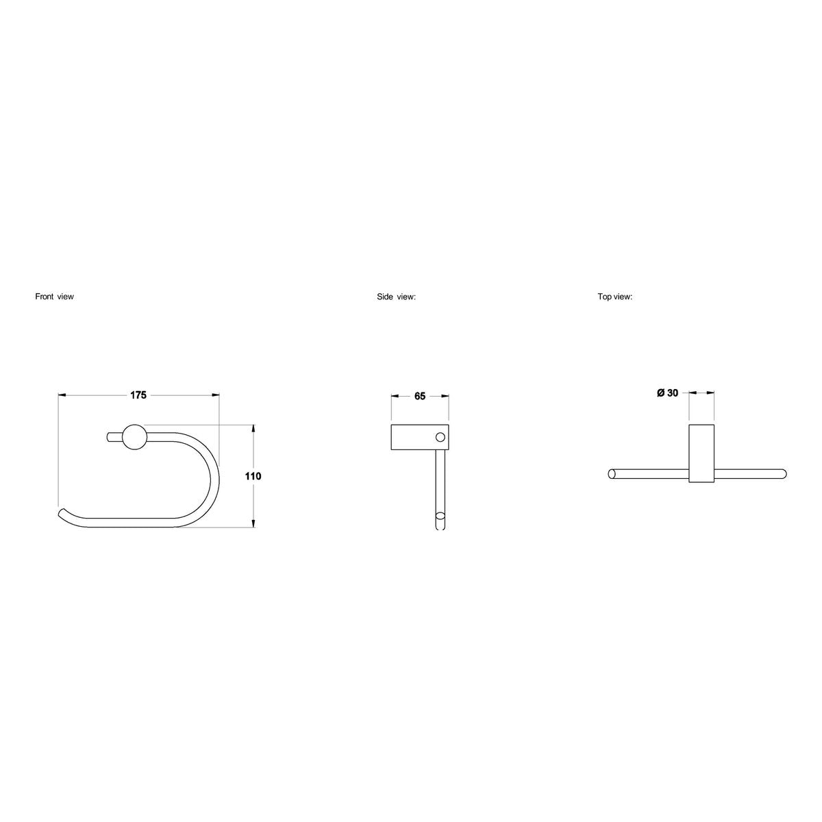 Brodware City Stik Toilet Roll Holder I