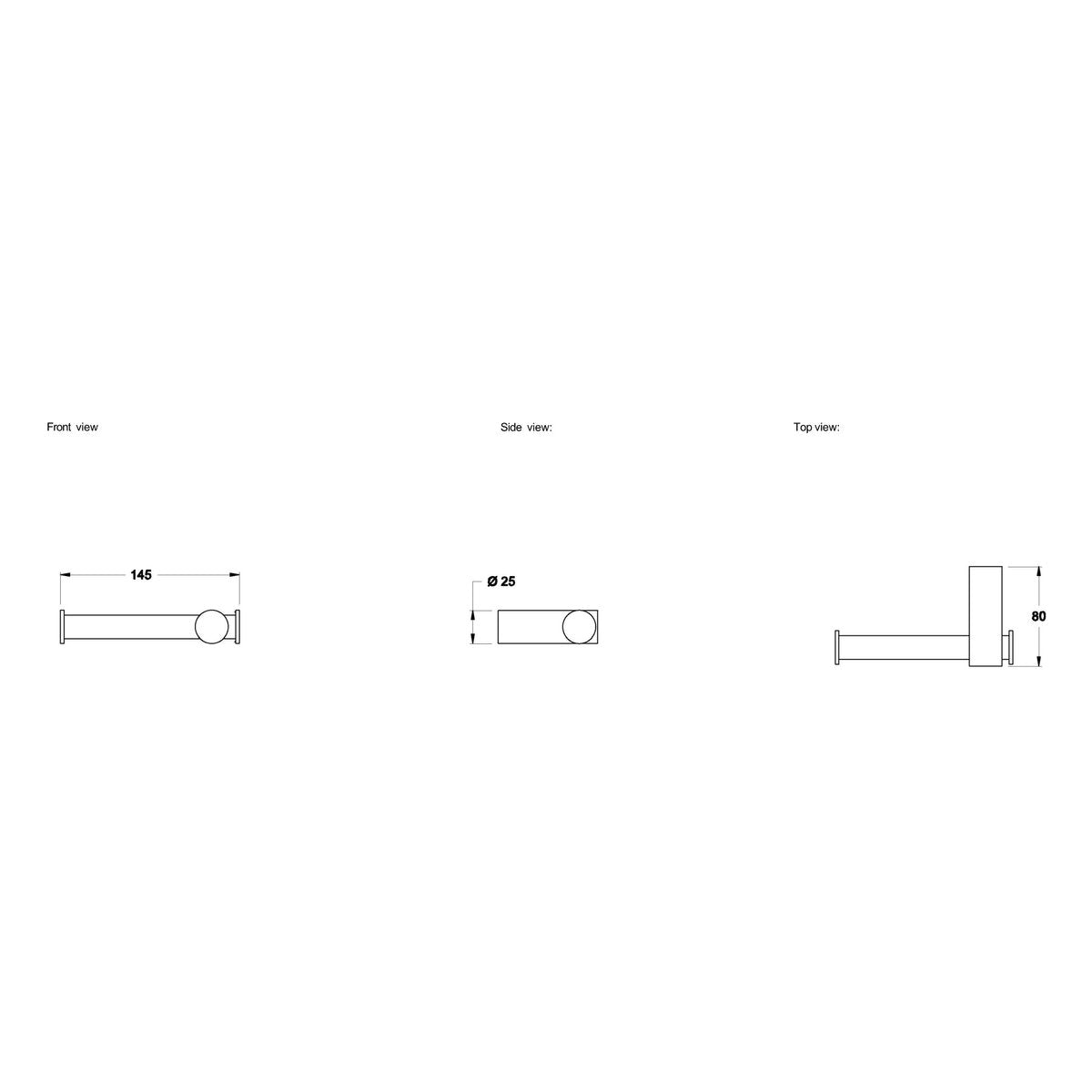 Brodware City Stik Toilet Roll Holder II