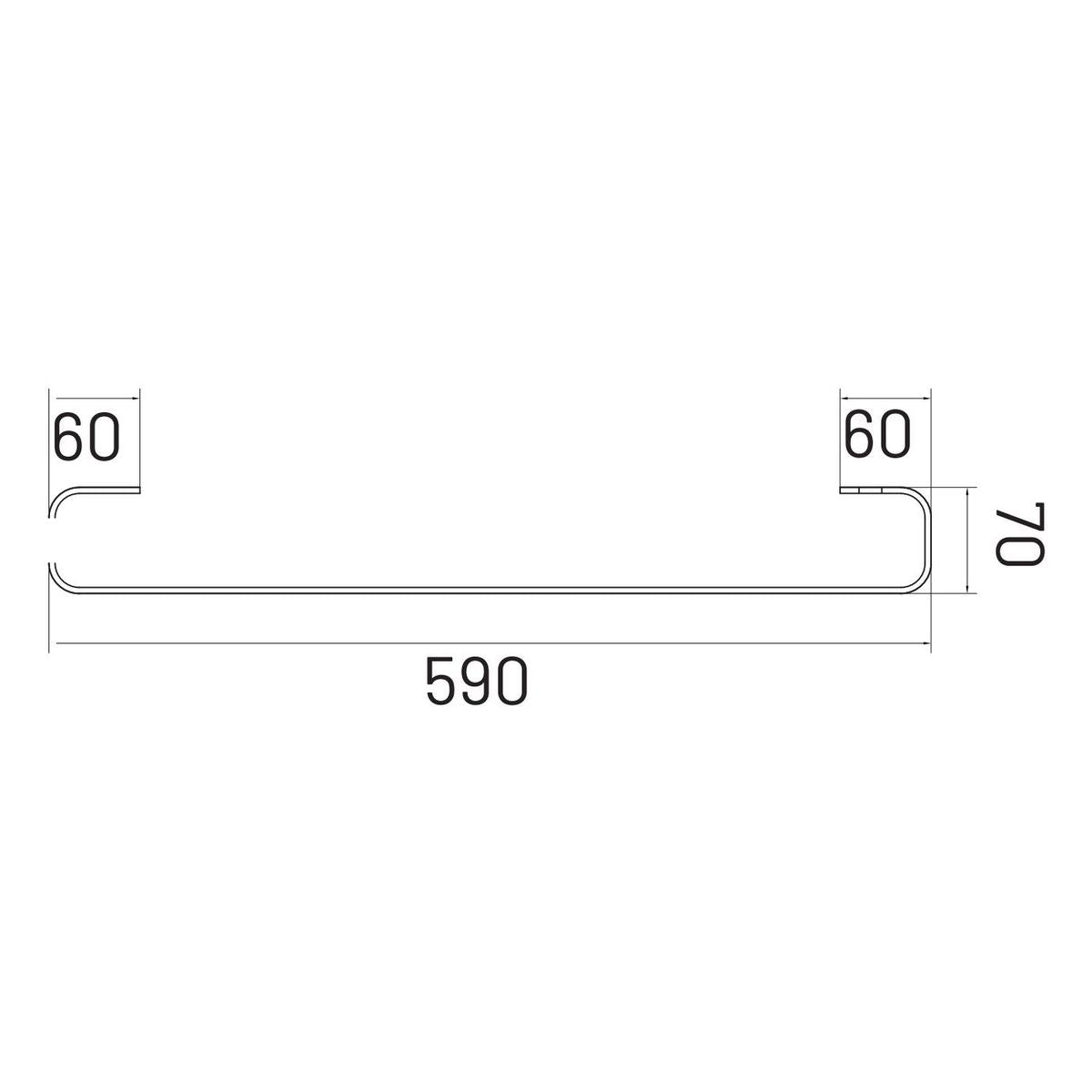 Studio Bagno Apartment 60R Towel Rail