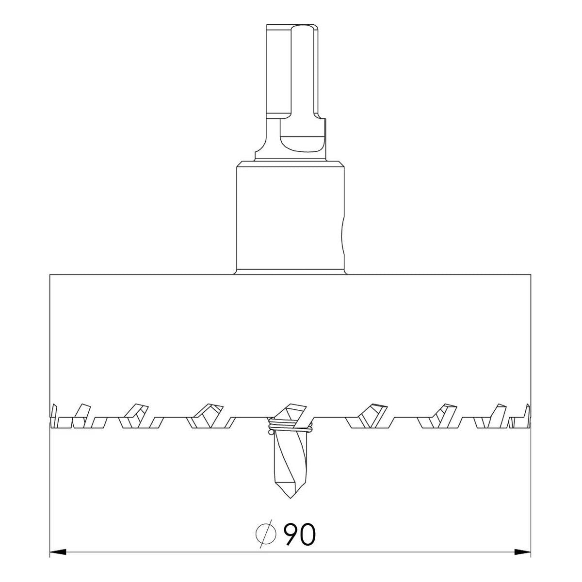 Phoenix Tungsten Cutter 90mm