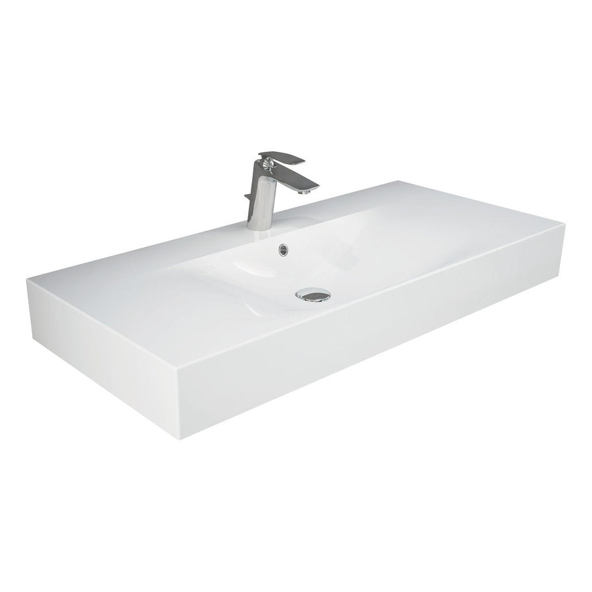Fienza RAK Des 101 Wall Basin, 1 Tap Hole