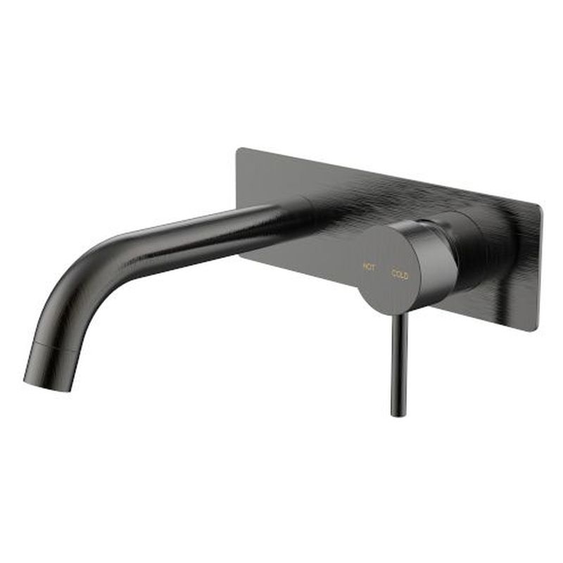 Cioso Wall Basin Mixer Pin Down - Gun Metal