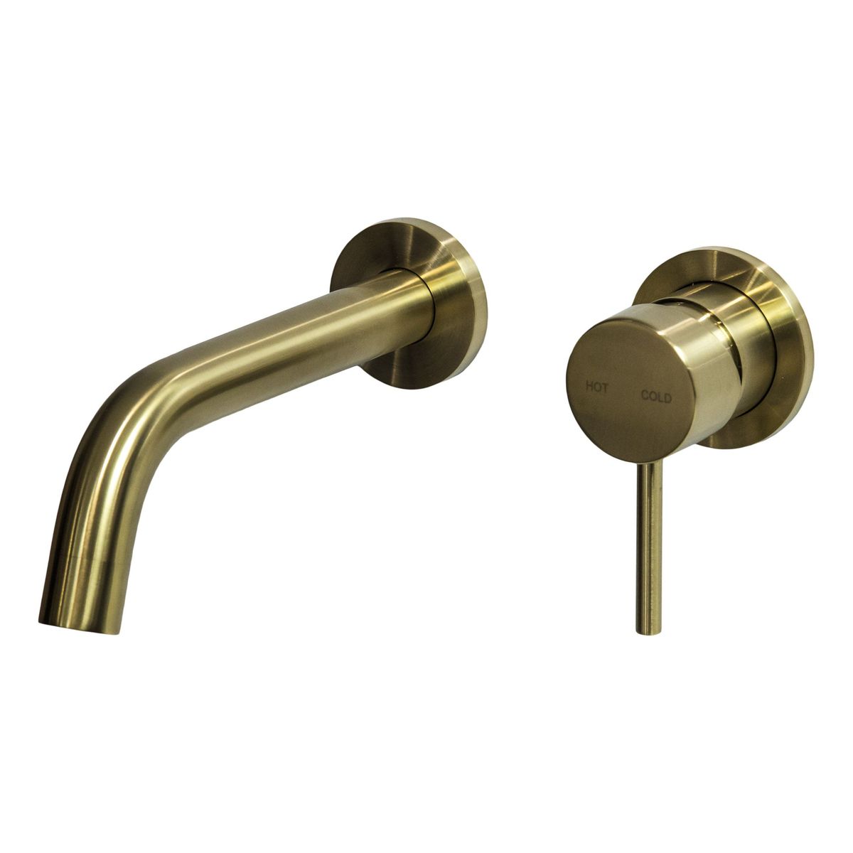 Cioso Wall Basin Mixer Pin Down Trim Kit, Modern Brass