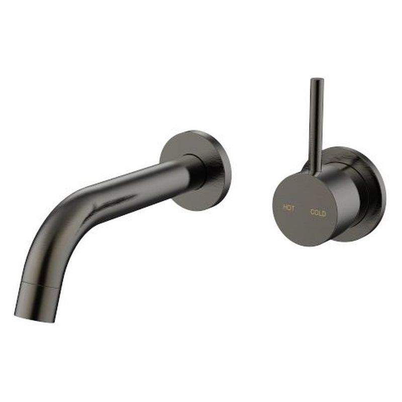 Cioso Separate Plates with Basin Mixer Pin Up - Gun Metal
