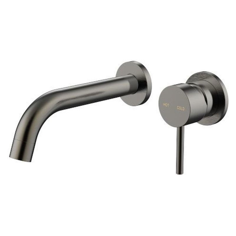 Cioso Separate Plates with Basin Mixer Pin Down- Gun Metal