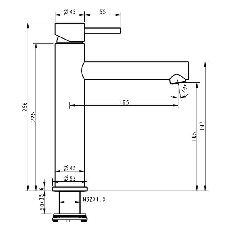 Cioso Mid Rise Vessel Mixer - Gun Metal