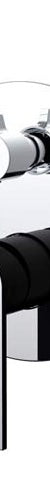 Kiato Diverter Mixer Chrome & Matte Black