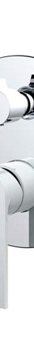 Kiato Diverter Mixer Chrome & White