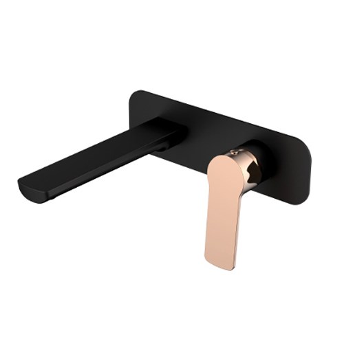 Matte Black and Rose Gold