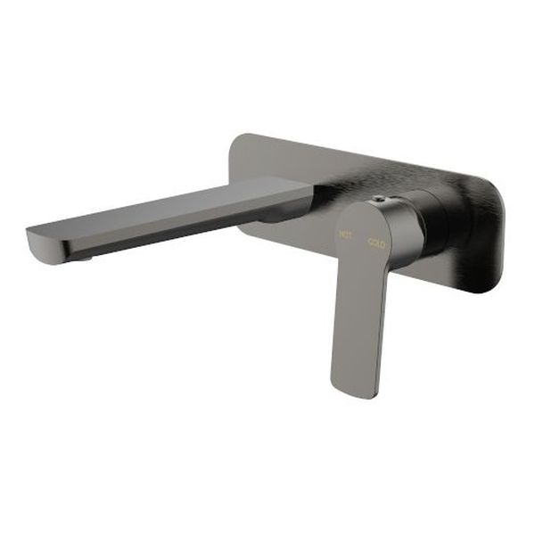 Akemi Wall Basin Mixer Trim Kit, Gun Metal
