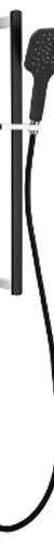 Konti Rail Shower Chrome & Matte Black