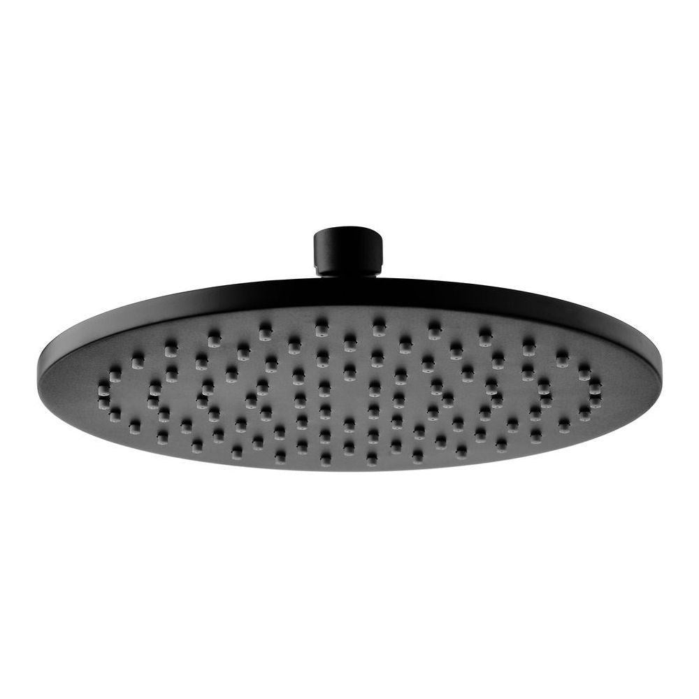 Akemi Brass Overhead Shower 200mm Matte Black