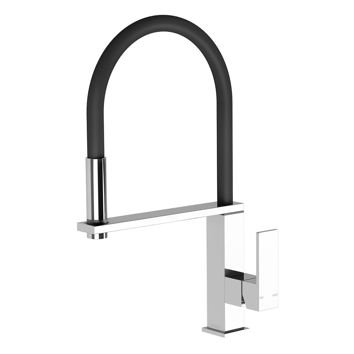 Phoenix Vezz Flexible Hose Sink Mixer 220mm Squareline, Lead Free, Chrome