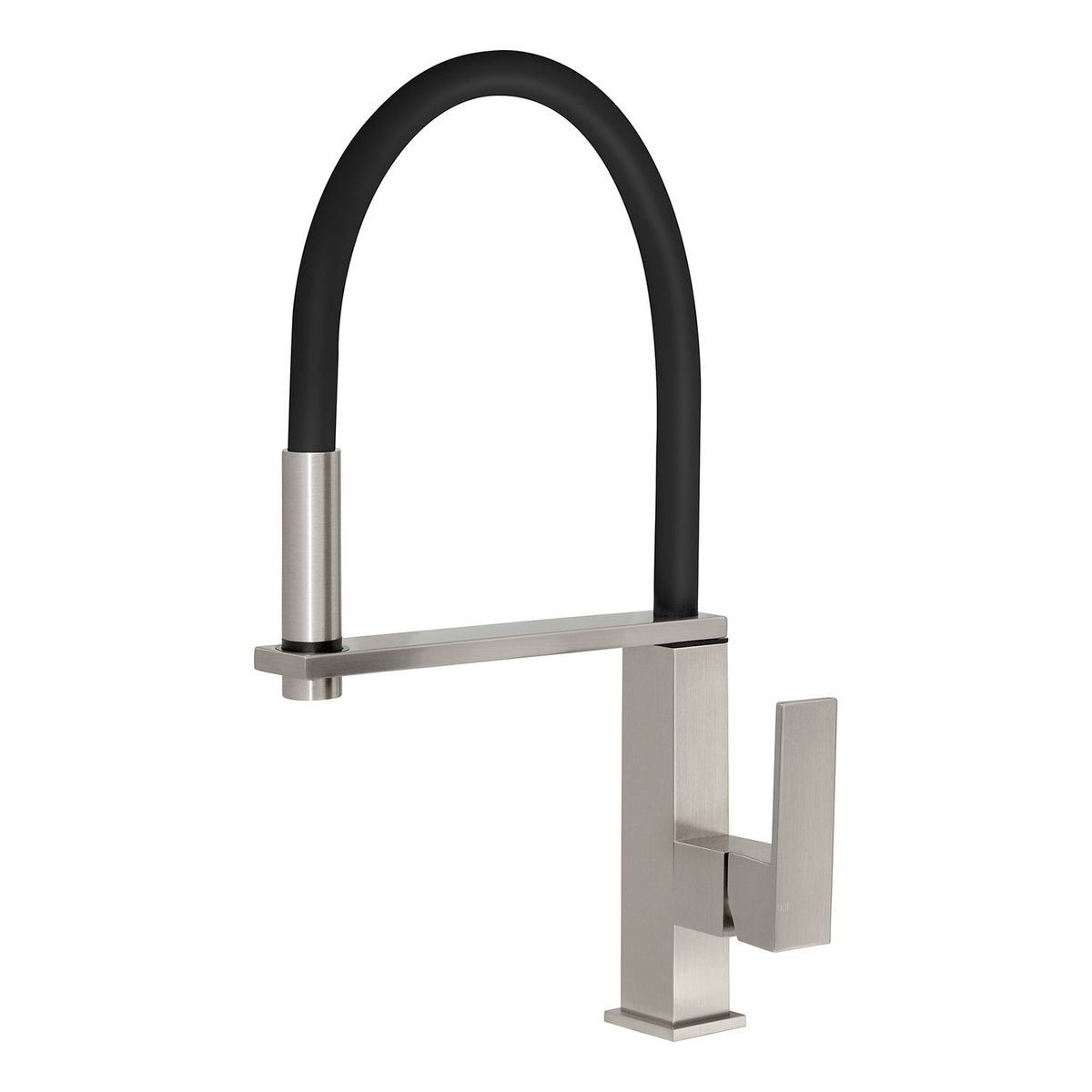 Vezz Flexible Hose Sink Mixer Square, Lead Free - Brushed Nickel