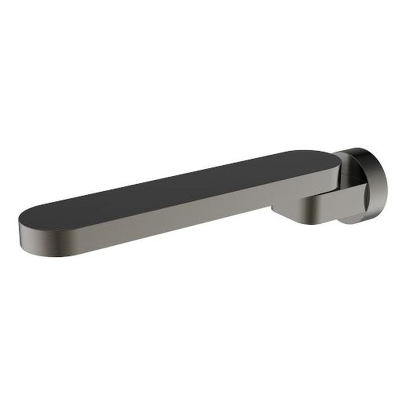 Kiato Bath Spout 225mm - Gun Metal