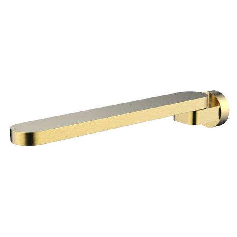 Kiato Bath Spout 295mm - Modern Brass