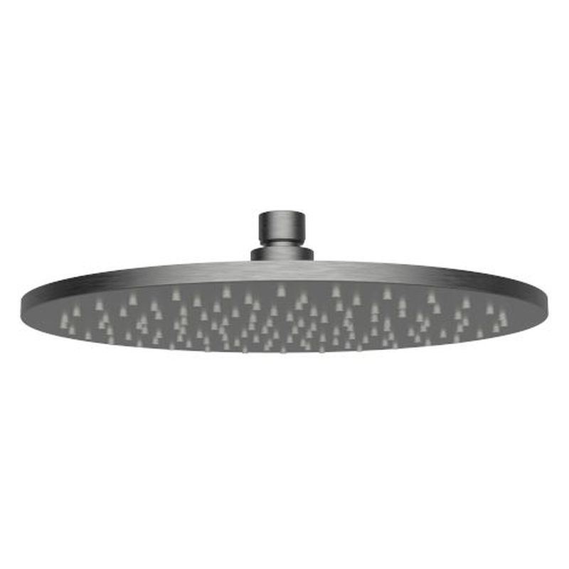 Millennium Akemi 250mm Round Overhead Shower, Gun Metal