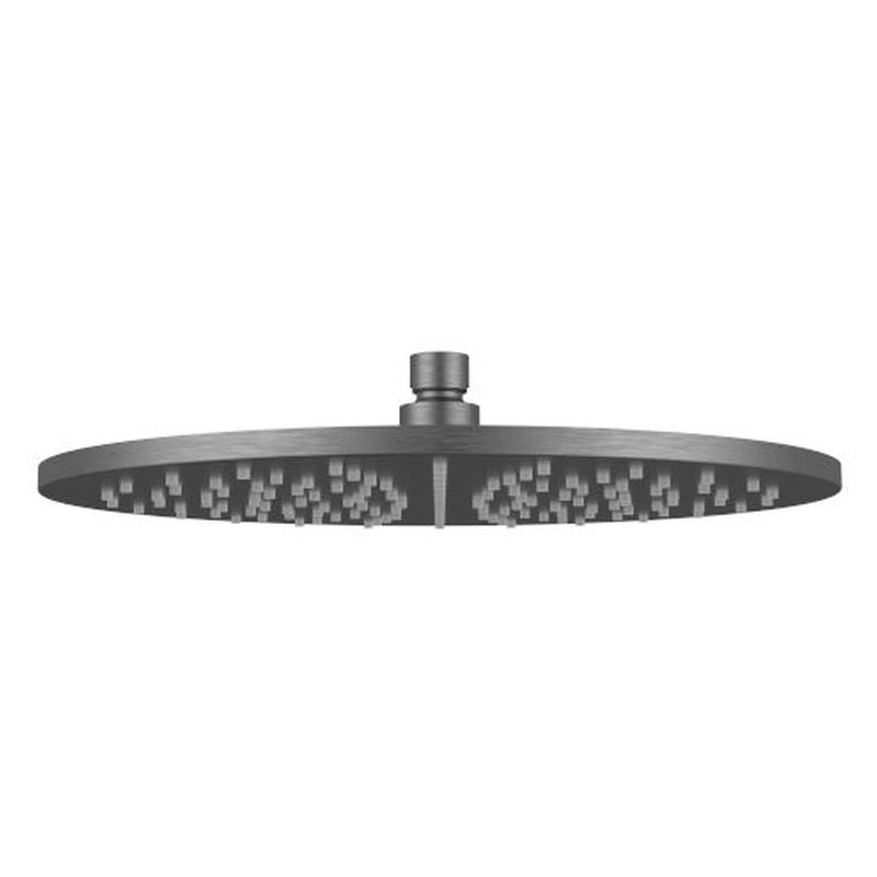 Millennium Akemi 300mm Round Overhead Shower, Gun Metal